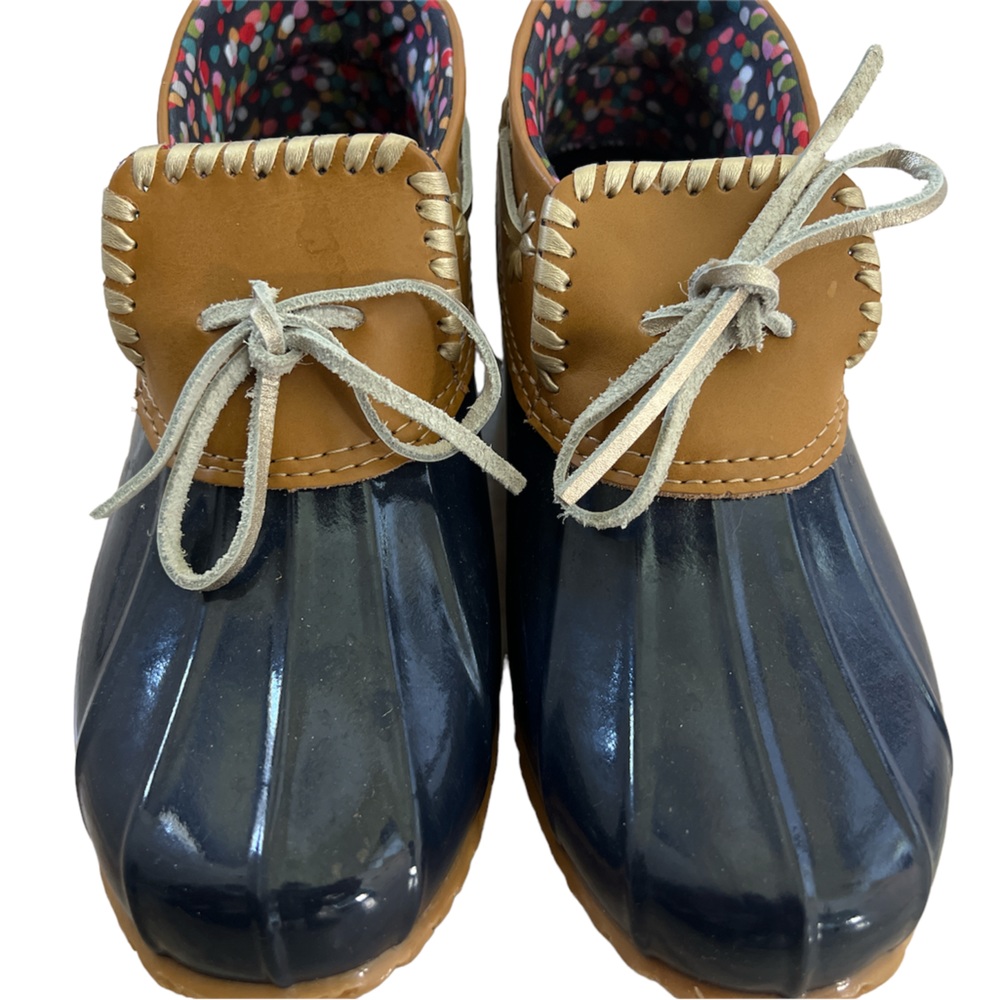 Jack Rogers, Aubrey Boot Navy/Tan - Picture 2 of 7